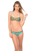 Luli Fama Sueños Estrellados Underwire Push Up Bandeau Top
